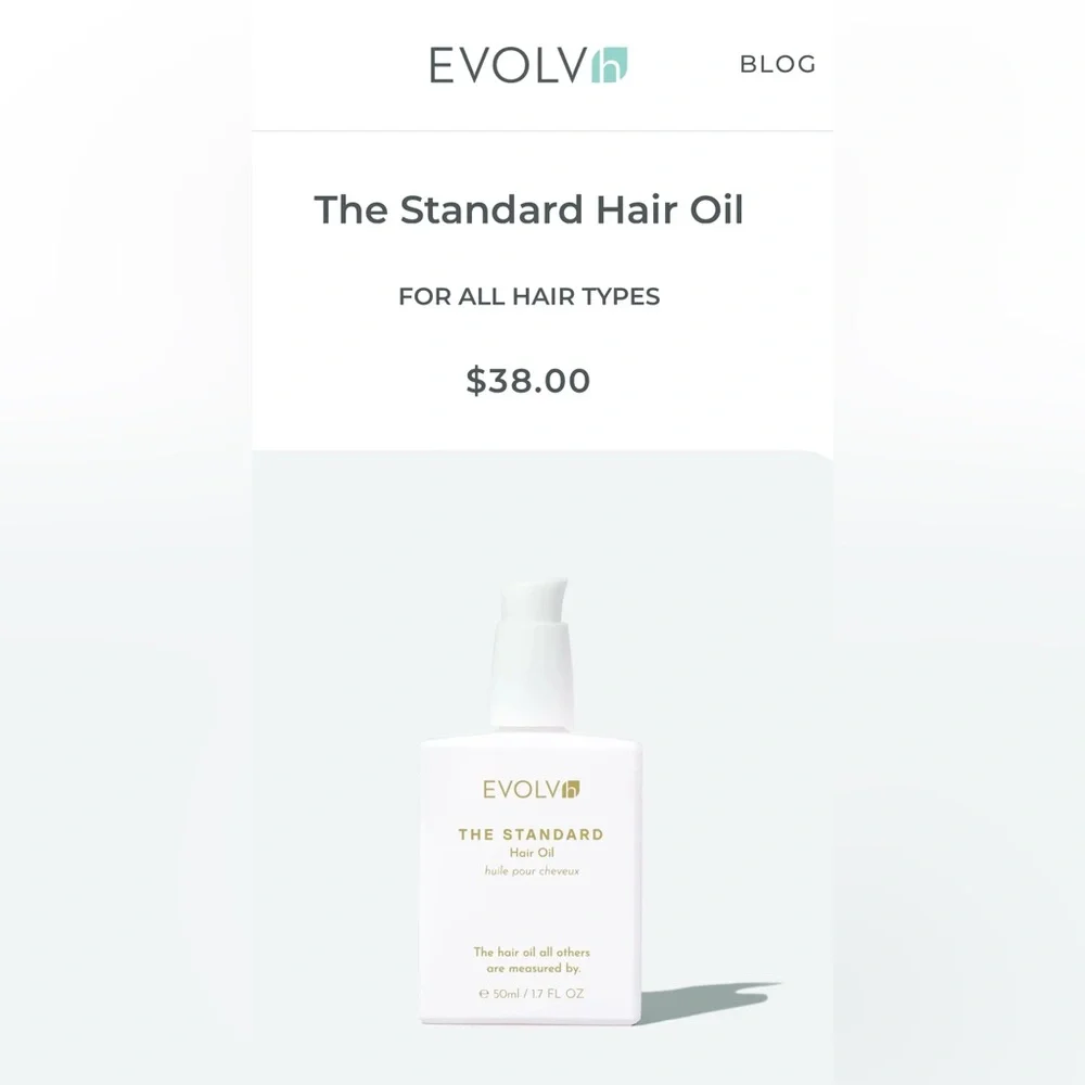EVOLVh Glossing Hair Oil
